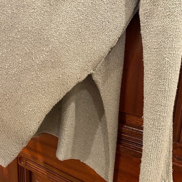 Grey V-Neck Sweater - Picture 4 of 6